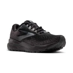 BROOKS Men's Ghost 16 GTX Running Shoe - Black/Black/Ebony - Regular (D) -Gazelle Sports Shop 110430 020 A Ghost 16 GTX
