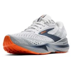 BROOKS Men's Adrenaline GTS 24 Running Shoe - White/Peacoat/Alloy - Regular (D) -Gazelle Sports Shop 110437 129 Z Adrenaline GTS 24