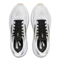 BROOKS Men's Ghost 17 Running Shoe - White/Black/Tea- Regular (D) -Gazelle Sports Shop 110442 191 O Ghost 17