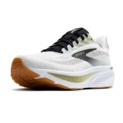 BROOKS Men's Ghost 17 Running Shoe - White/Black/Tea- Regular (D) -Gazelle Sports Shop 110442 191 Z Ghost 17