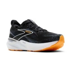 BROOKS Men's Glycerin GTS 22 Running Shoe - Black/Country Blue/Orange Pop - Wide (2E) -Gazelle Sports Shop 110446 013 A Glycerin GTS 22 1 64801cb3 da2c 4e09 8429 a349ed0cc19f