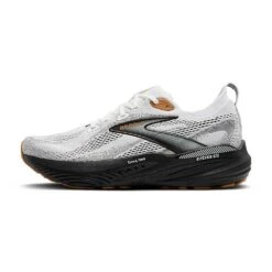 BROOKS M Glycerin GTS 22 (D) - White/Grey/Black 10 BROOKS M Glycerin GTS 22 (D) - White/Grey/Black -Gazelle Sports Shop 110446 135 E Glycerin GTS 22