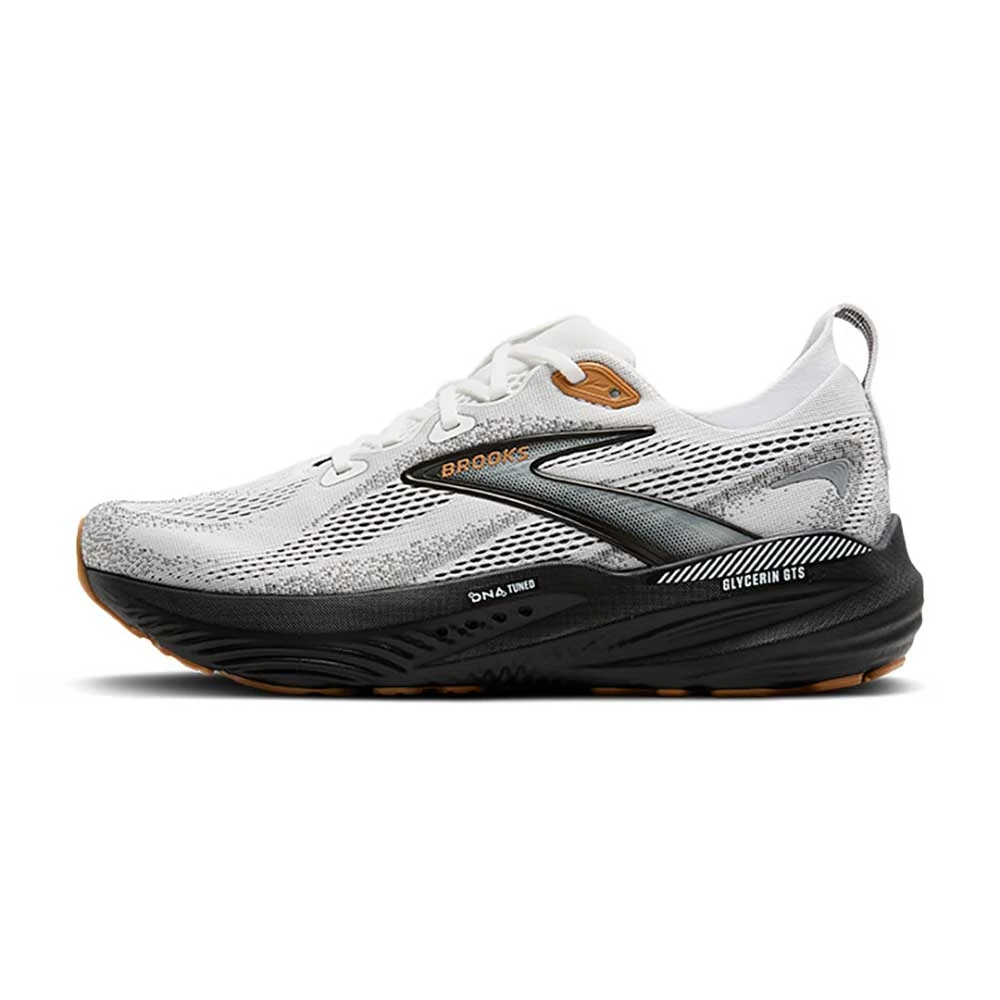 BROOKS M Glycerin GTS 22 (D) - White/Grey/Black 5 BROOKS M Glycerin GTS 22 (D) - White/Grey/Black - Image 3