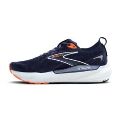 BROOKS Men's Glycerin GTS 22 Running Shoe - Peacoat/Blue Ribbon/Orange - Regular (D) -Gazelle Sports Shop 110446 494 M Glycerin GTS 22