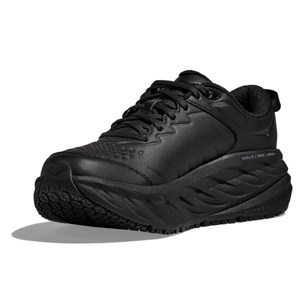 Hoka Men's Bondi SR Running Shoe - Black/Black - Wide (2E) 5 Hoka Men's Bondi SR Running Shoe - Black/Black - Wide (2E) - Image 3