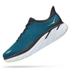 Hoka Men's Clifton 8 Running Shoe - Blue Coral/Butterfly— Regular (D) -Gazelle Sports Shop 1119393 BCBT 4