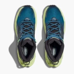 Hoka Men's Trail Code GTX Hiking Boot- Blue Graphite/Blue Coral -Gazelle Sports Shop 1123165 BGBCR 2