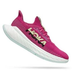 Hoka Women's Carbon X 3 Running Shoe- Festival Fuchsia/Black- Regular (B)