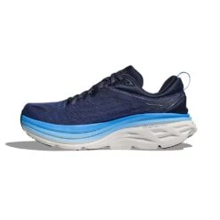 Hoka Men's Bondi 8 Running Shoe - Outer Space/All Aboard - Regular (D) 12 Hoka Men's Bondi 8 Running Shoe - Outer Space/All Aboard - Regular (D) -Gazelle Sports Shop 1123202 OSAA 8