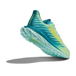 Hoka Men's Mach 5 Running Shoe - Lime Glow/Ocean Mist - Regular (D) -Gazelle Sports Shop 1127893 LGOM 4