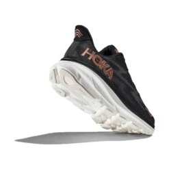 Hoka Women's Clifton 9 Running Shoe - Black/Rose Gold - Regular (B) -Gazelle Sports Shop 1127896 BRGL 4 a46775f4 b83d 4e93 89fa efffecb8b728