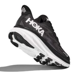 Hoka Men's Clifton 9 Running Shoe- Black/White - Wide (2E) -Gazelle Sports Shop 1127896 BWHT 4 59524f32 019b 449c 9200 86ed5a12aebe