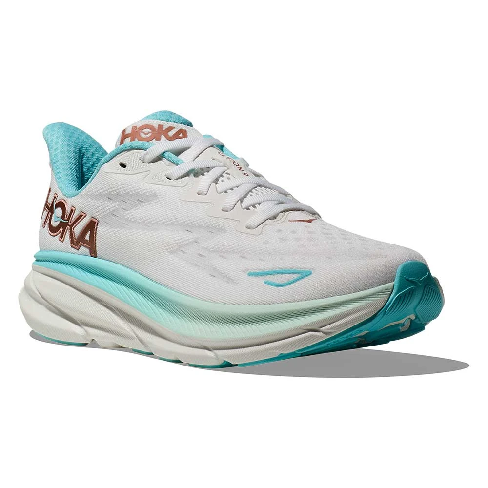 Hoka Women's Clifton 9 Running Shoe - Frost/Rose Gold - Regular (B) 4 Hoka Women's Clifton 9 Running Shoe - Frost/Rose Gold - Regular (B) - Image 2