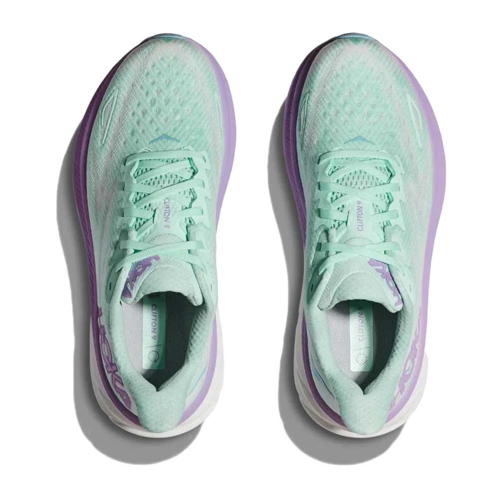 Hoka Women's Clifton 9 Running Shoe - Sunlit Ocean/Lilac Mist - Regular (B) 6 Hoka Women's Clifton 9 Running Shoe - Sunlit Ocean/Lilac Mist - Regular (B) - Image 4
