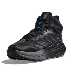 Hoka Men's Speedgoat 5 Mid GTX Running Shoe - Black/Black -Gazelle Sports Shop 1127918 BBLC 3