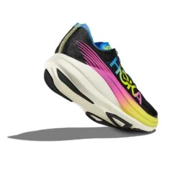 Hoka Unisex Rocket X 2 Running Shoe - Black/Multi - Regular (D) -Gazelle Sports Shop 1127927 BKML 4