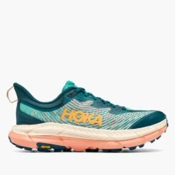 Hoka Women's Mafate Speed 4 Trail Shoe - DeepTeal/Water Garden - Regular (B) -Gazelle Sports Shop 1131056 DTWGR 7