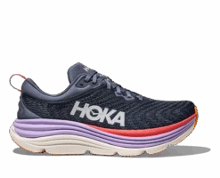 Hoka Women's Gaviota 5 Running Shoe - Anchor/Grapefruit - Regular (B)