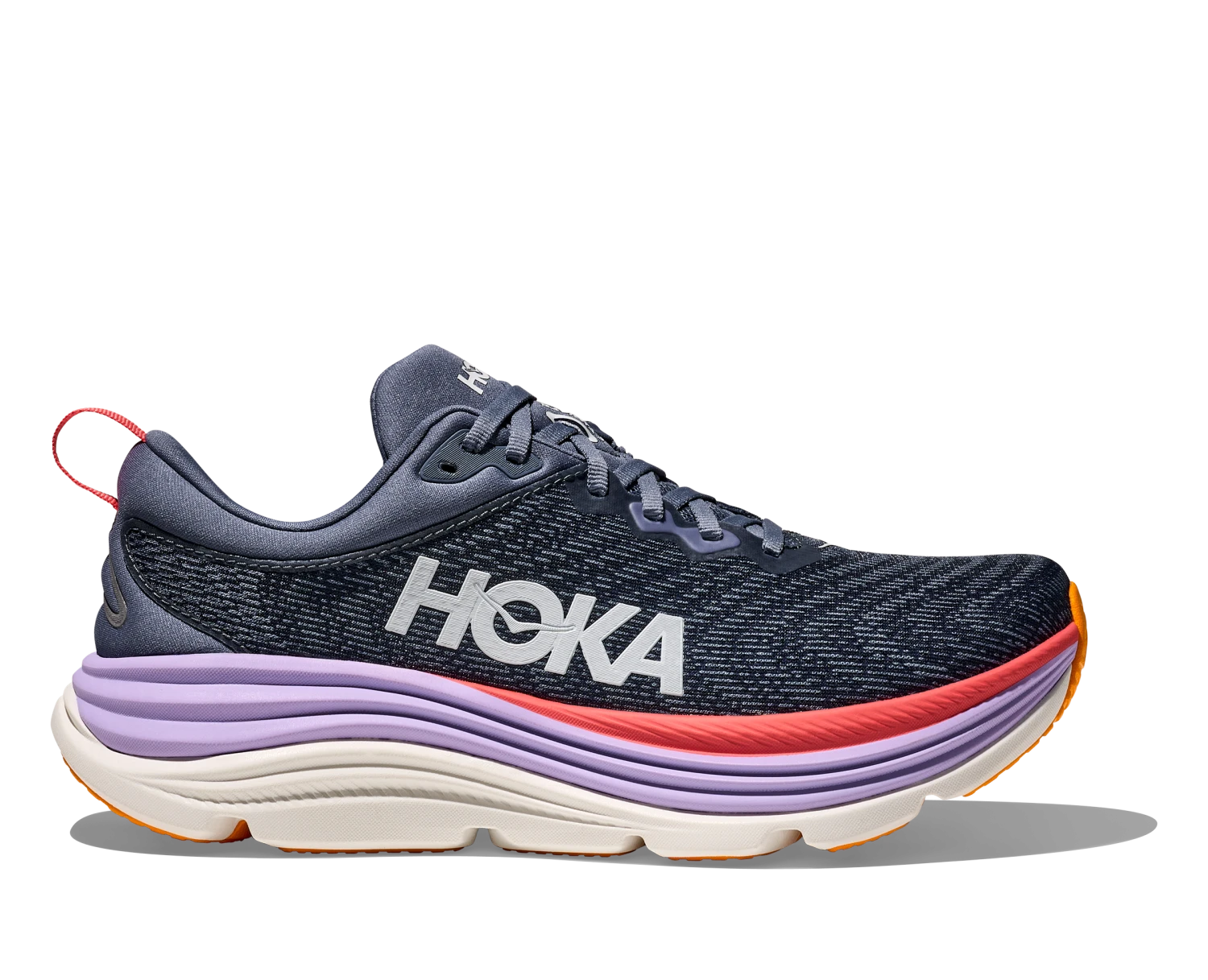 Hoka Women's Gaviota 5 Running Shoe - Anchor/Grapefruit - Regular (B) 3 Hoka Women's Gaviota 5 Running Shoe - Anchor/Grapefruit - Regular (B)