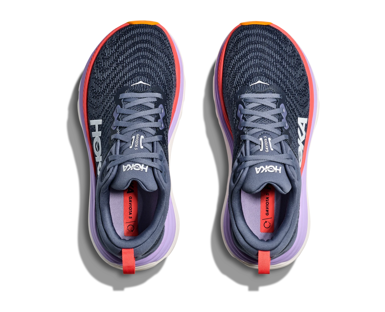 Hoka Women's Gaviota 5 Running Shoe - Anchor/Grapefruit - Regular (B) 9 Hoka Women's Gaviota 5 Running Shoe - Anchor/Grapefruit - Regular (B) - Image 7