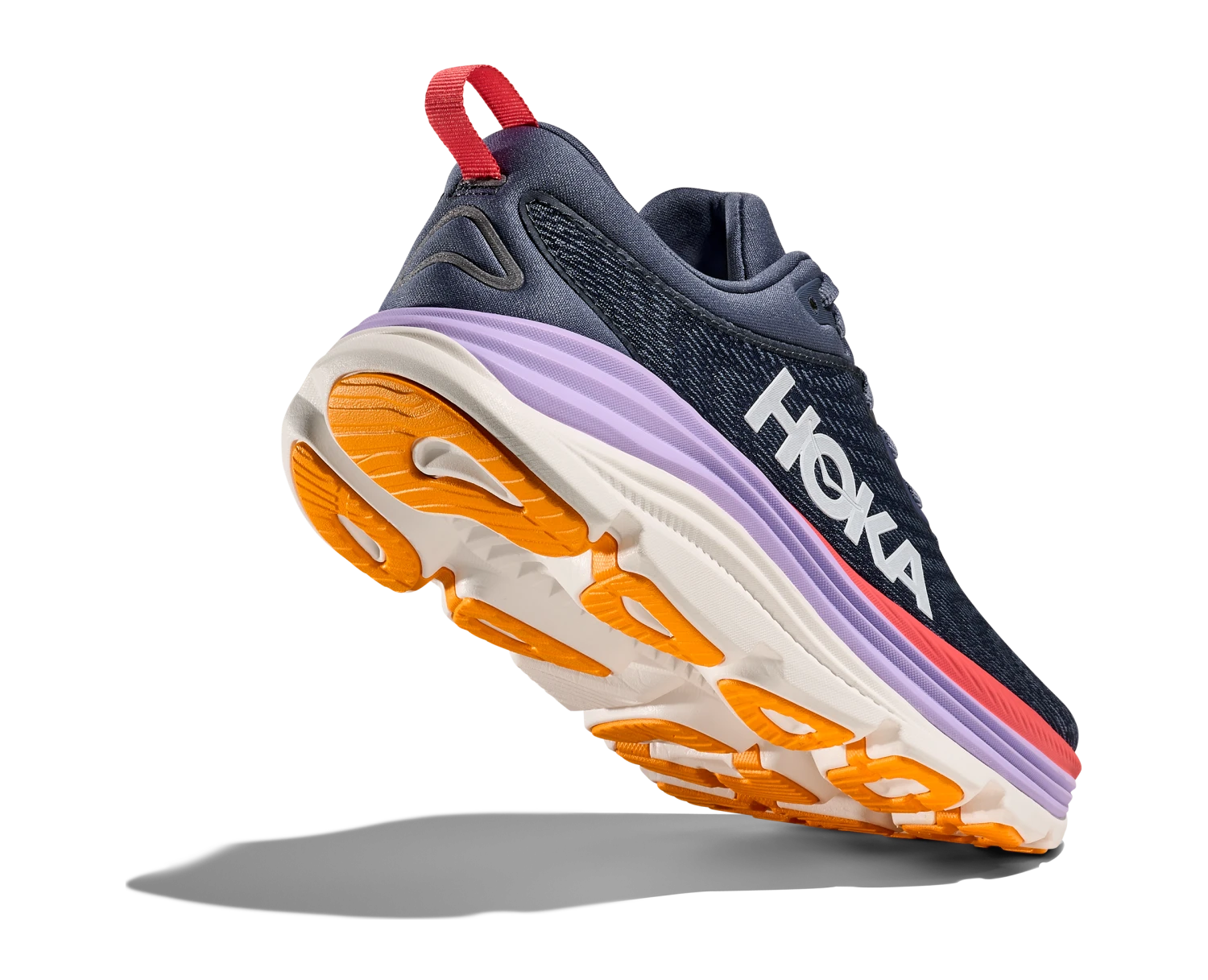 Hoka Women's Gaviota 5 Running Shoe - Anchor/Grapefruit - Regular (B) 7 Hoka Women's Gaviota 5 Running Shoe - Anchor/Grapefruit - Regular (B) - Image 5