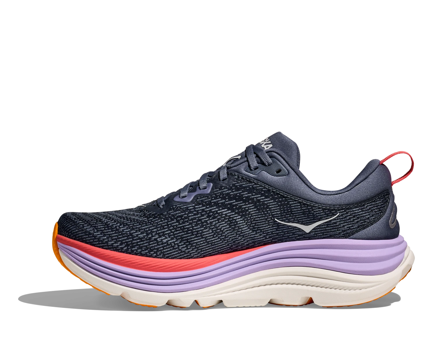 Hoka Women's Gaviota 5 Running Shoe - Anchor/Grapefruit - Regular (B) 5 Hoka Women's Gaviota 5 Running Shoe - Anchor/Grapefruit - Regular (B) - Image 3