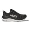 Hoka Women's Gaviota 5 Running Shoe - Black/White - Regular (B) -Gazelle Sports Shop 1134235 BWHT 1