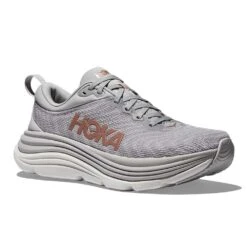 Hoka Women's Gaviota 5 Running Shoe - Harbor Mist/Rose Gold - Regular (B)