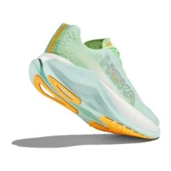 Hoka Women's Mach X Running Shoe - Lime Glow/Sunlit Ocean - Regular (B) 8 Hoka Women's Mach X Running Shoe - Lime Glow/Sunlit Ocean - Regular (B) -Gazelle Sports Shop 1141451 LGSO 4