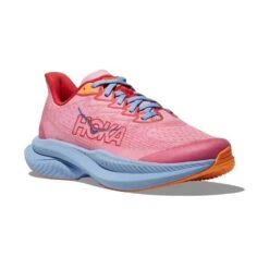 Hoka Youth Mach 6 Running Shoe - Peony/Cerise - Regular (M) -Gazelle Sports Shop 1147553 PNYC 6