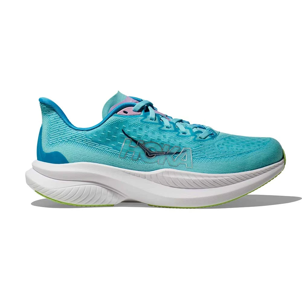 Hoka Women's Mach 6 Running Shoe - Cloudless/Waterpark - Regular (B) 3 Hoka Women's Mach 6 Running Shoe - Cloudless/Waterpark - Regular (B)