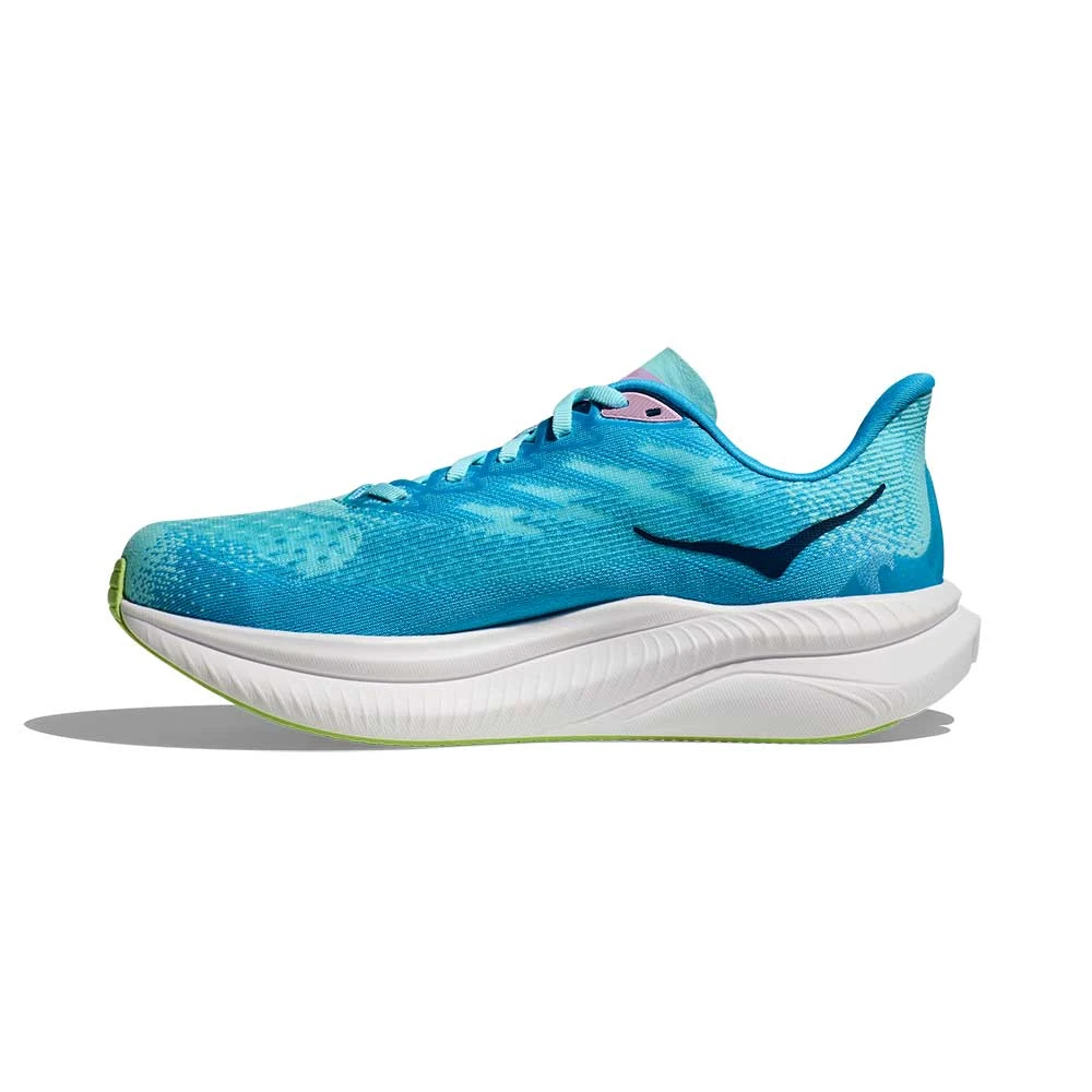 Hoka Women's Mach 6 Running Shoe - Cloudless/Waterpark - Regular (B) 5 Hoka Women's Mach 6 Running Shoe - Cloudless/Waterpark - Regular (B) - Image 3