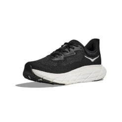 Hoka Men's Arahi 7 Running Shoe - Black/White - Wide (2E) -Gazelle Sports Shop 1147870 BWHT 3