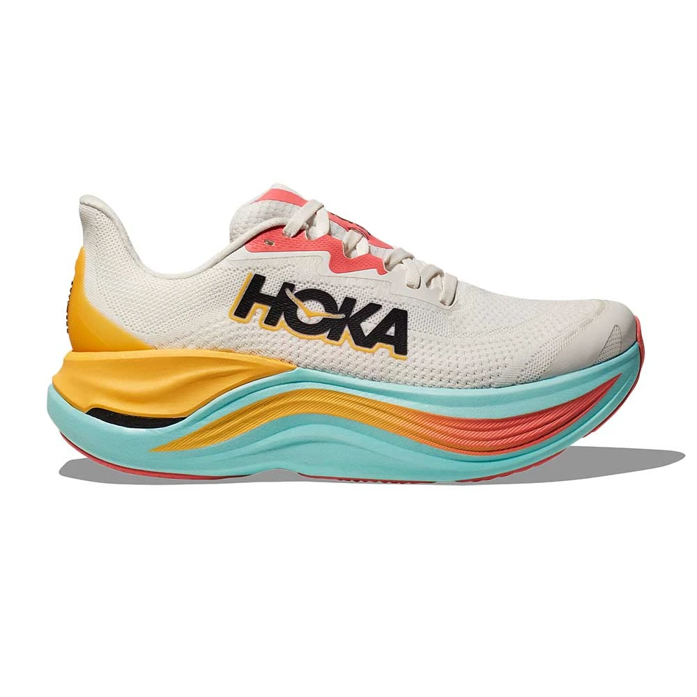 Hoka Women's Skyward X Running Shoe - Blanc De Blanc/Swim Day - Regular (B) 3 Hoka Women's Skyward X Running Shoe - Blanc De Blanc/Swim Day - Regular (B)