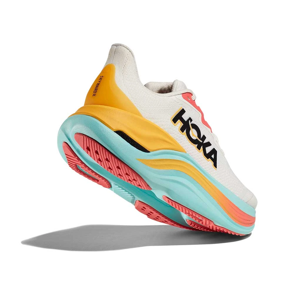 Hoka Women's Skyward X Running Shoe - Blanc De Blanc/Swim Day - Regular (B) 7 Hoka Women's Skyward X Running Shoe - Blanc De Blanc/Swim Day - Regular (B) - Image 5