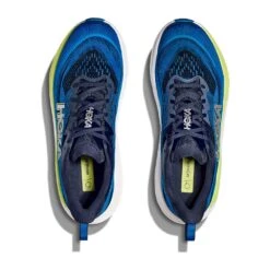 Hoka Men's Skyflow Running Shoe - Varsity Navy/Electric Cobalt - Wide (2E) -Gazelle Sports Shop 1155111 VVY 2