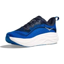 Hoka Men's Skyflow Running Shoe - Varsity Navy/Electric Cobalt - Wide (2E) -Gazelle Sports Shop 1155111 VVY 3