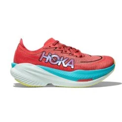 Hoka Women's Mach X2 Running Shoe - Grapefruit/Electric Coral - Regular (B)