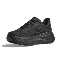 Hoka Men's Bondi 9 Running Shoe - Black/Black - Regular (D) 11 Hoka Men's Bondi 9 Running Shoe - Black/Black - Regular (D) -Gazelle Sports Shop 1162011 BBLC 3