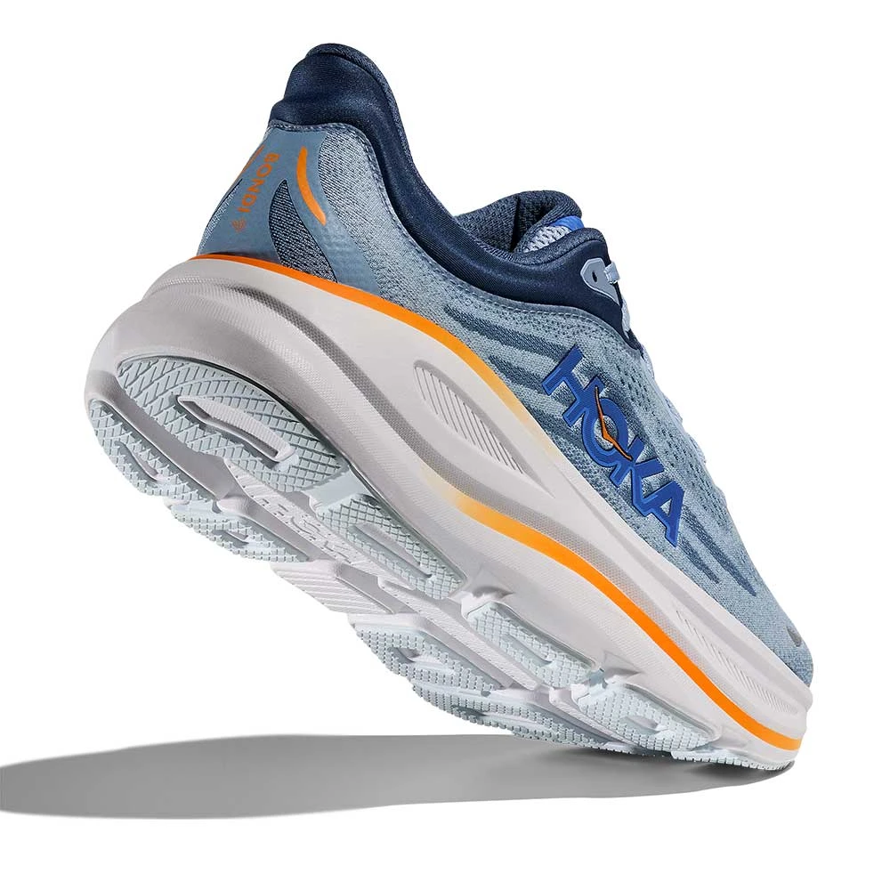 Hoka Men's Bondi 9 Running Shoe - Drizzle/Downpour - Wide (2E) 7 Hoka Men's Bondi 9 Running Shoe - Drizzle/Downpour - Wide (2E) - Image 5