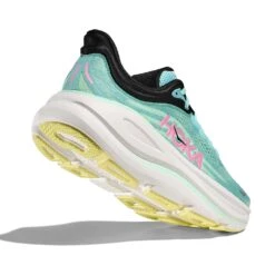 Hoka Women's Bondi 9 Running Shoe - Blue Spark/Mint Fluorite - Wide (D) -Gazelle Sports Shop 1162012 BTF 4 1