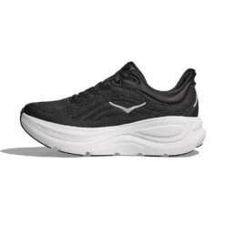 Hoka Women's Bondi 9 Running Shoe - Black/White - Wide (D) -Gazelle Sports Shop 1162012 BWHT 8 03e205ed ca81 49e9 a2d9 b9120b818c2f