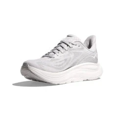 Hoka Women's Clifton 10 Running Shoe - Cosmic Grey/Stardust - Regular (B) -Gazelle Sports Shop 1162031 CRDS 3