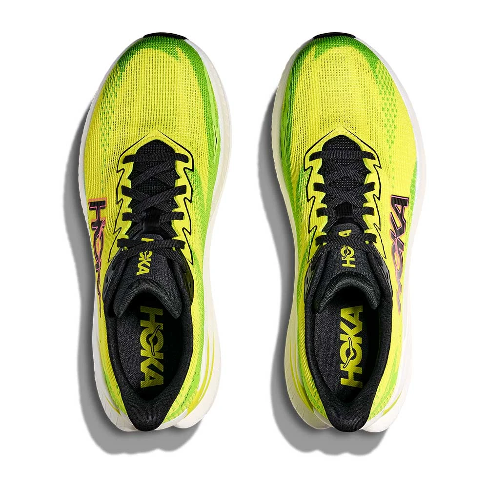 Men's Mach X 3 Running Shoe - Neon Hoka Citrus/Neon Lime - Regular (D) 7 Men's Mach X 3 Running Shoe - Neon Hoka Citrus/Neon Lime - Regular (D) - Image 5