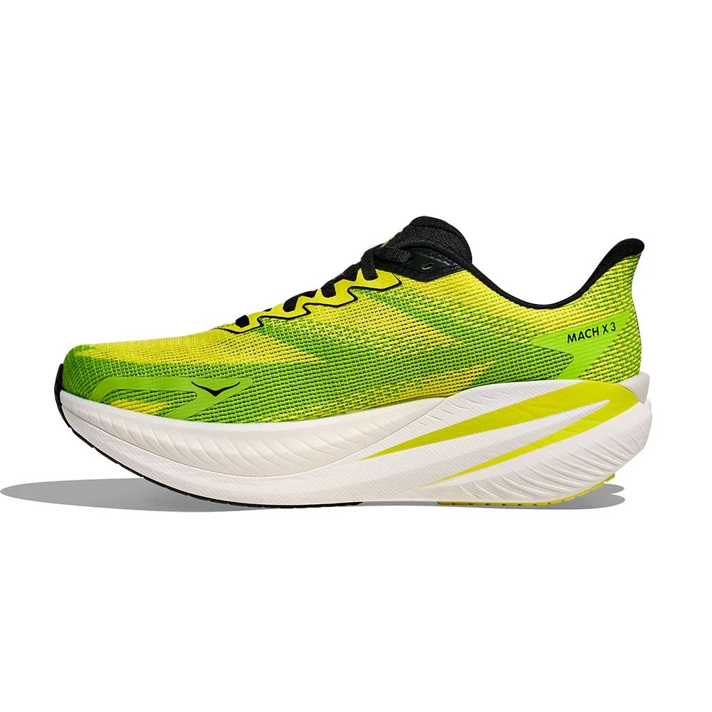 Men's Mach X 3 Running Shoe - Neon Hoka Citrus/Neon Lime - Regular (D) 6 Men's Mach X 3 Running Shoe - Neon Hoka Citrus/Neon Lime - Regular (D) - Image 4