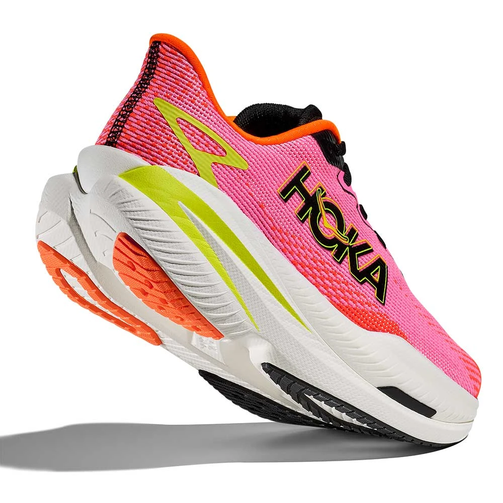Hoka Women's Mach X 3 Running Shoe - Neon Rose/Neon Tangerine - Regular (B) 7 Hoka Women's Mach X 3 Running Shoe - Neon Rose/Neon Tangerine - Regular (B) - Image 5
