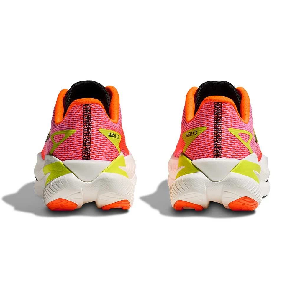 Hoka Women's Mach X 3 Running Shoe - Neon Rose/Neon Tangerine - Regular (B) 8 Hoka Women's Mach X 3 Running Shoe - Neon Rose/Neon Tangerine - Regular (B) - Image 6