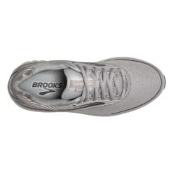 BROOKS Women's Addiction Walker Suede - Alloy/Oyster/Peach- Wide (D) -Gazelle Sports Shop 120308 007 o addiction walker suede womens supportive shoe