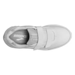BROOKS Women's Addiction Walker VStrap 2 Walking Shoe - White/White- Regular (B) -Gazelle Sports Shop 120309 142 O Addiction Walker V Strap 2