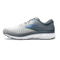BROOKS Women's Dyad 11 Running Shoe - Grey/White/Blue - Regular (B) 10 BROOKS Women's Dyad 11 Running Shoe - Grey/White/Blue - Regular (B) -Gazelle Sports Shop 120312 065 M Dyad 11 b6d97fb3 c7aa 4cf3 af14 f9d8037301f9